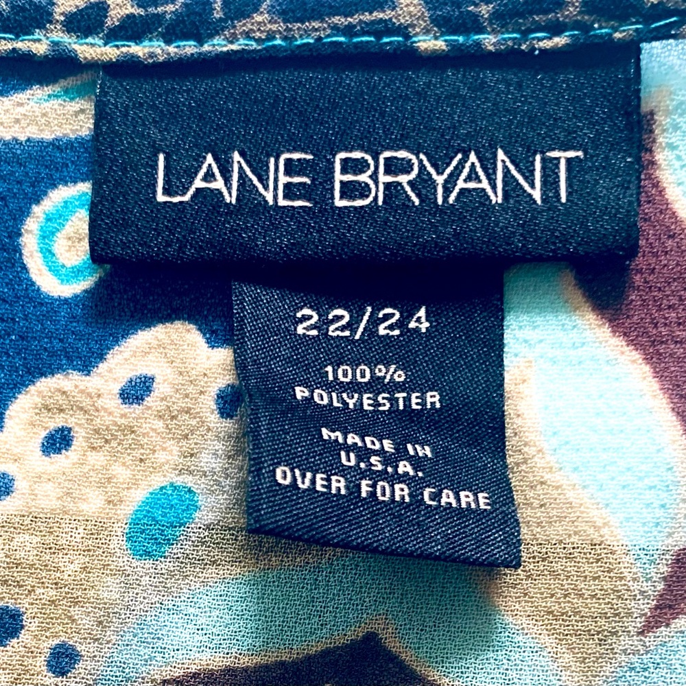 Lane Bryant Top W/ Tie Size 22/24 - Picture 4 of 4